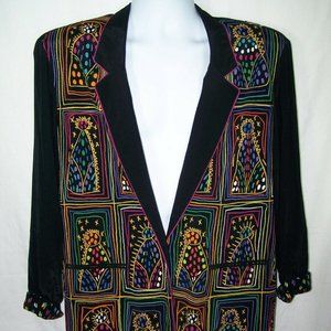 Vtg Platinum by Dorothy Schoelen Oversized Jacket
